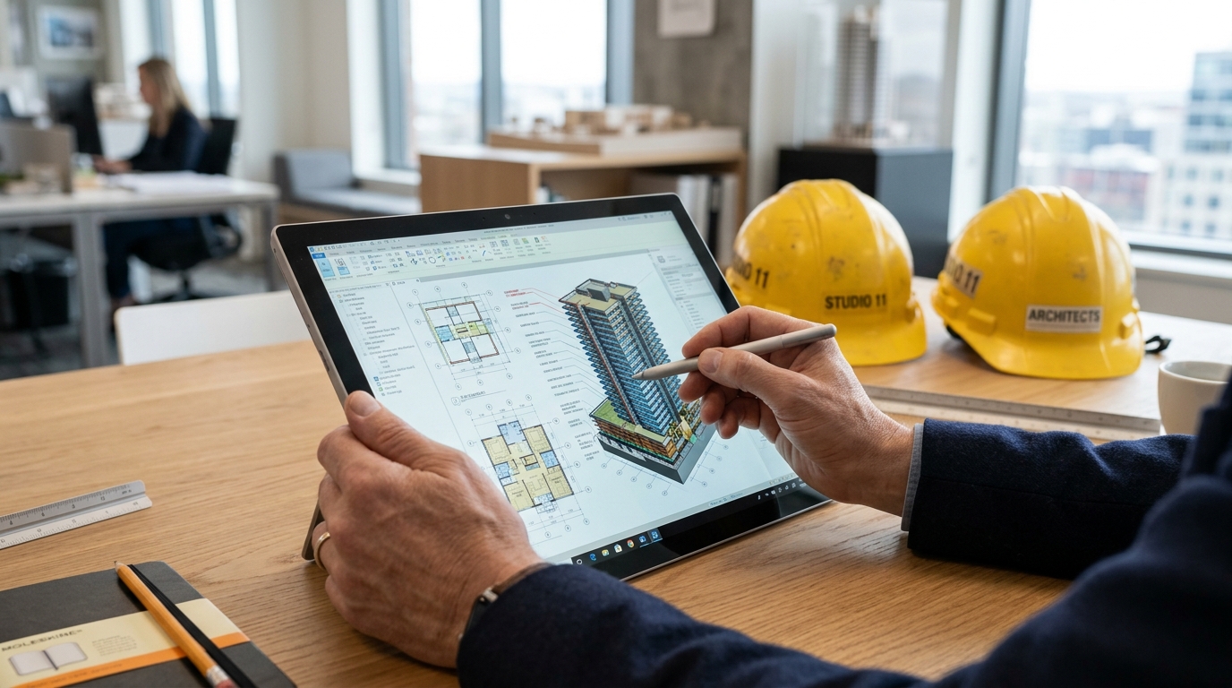 architect hands reviewing buildi… 202605170147