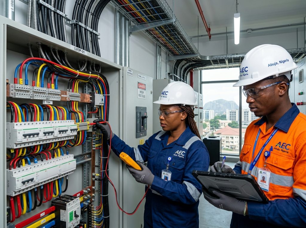 engineers inspecting electrical … 202605170126